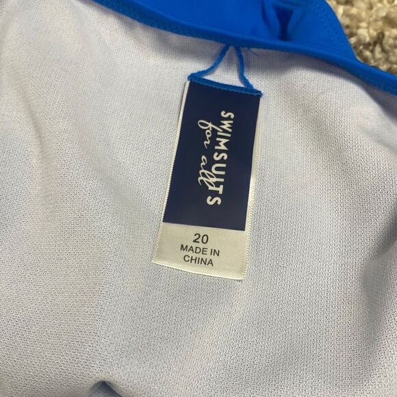 Swimsuits For All Blue Bikini Bottom Size 20 NWT - Picture 4 of 5